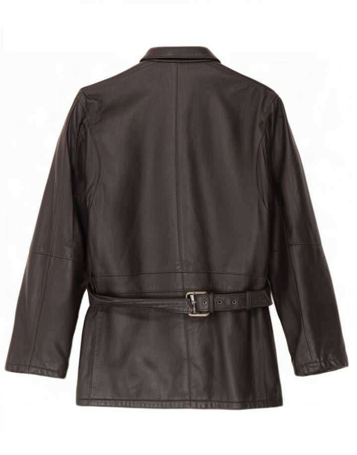 veste en cuir homme vintage IT 48 Medium Noir