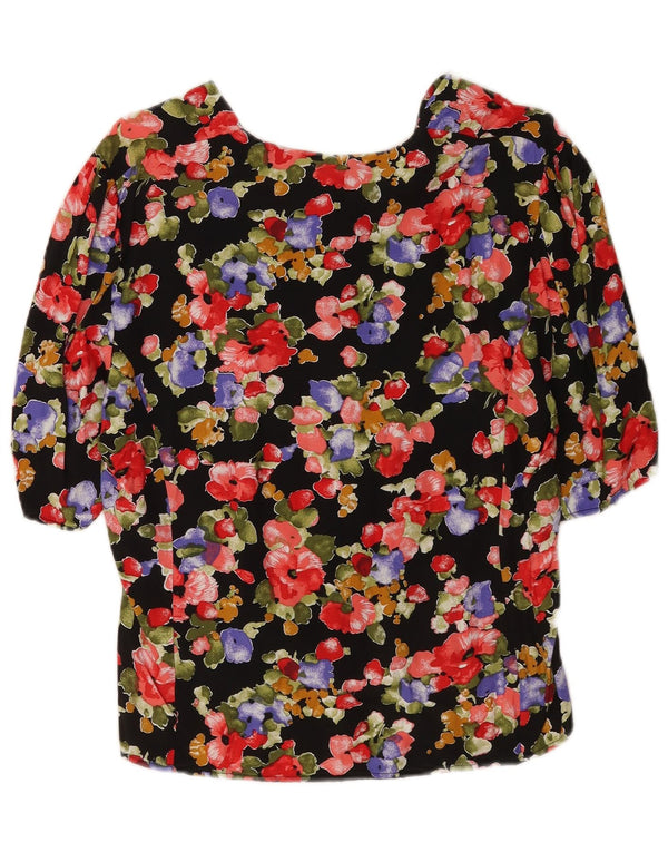 Richards Chemisier à manches 3/4 pour femme UK 14 Grand motif floral multicolore