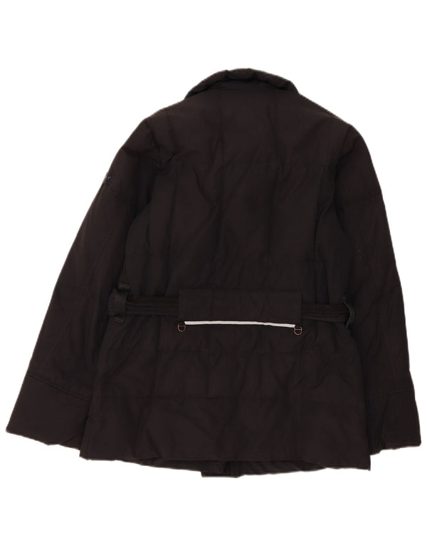 PEUTEREY Doudoune Femme IT 40 Small Bleu Marine Coton