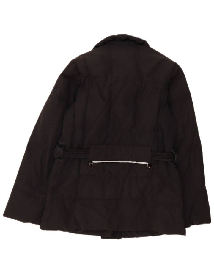 PEUTEREY Doudoune Femme IT 40 Small Bleu Marine Coton