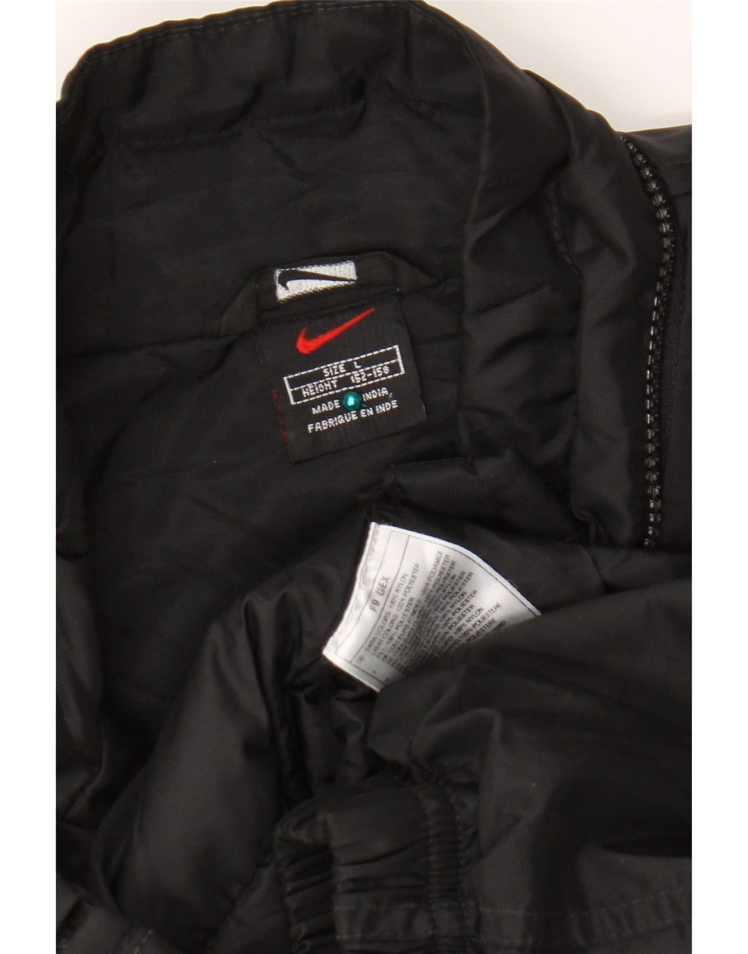 Nike Veste coupe-vent graphique pour garçon 12-13 ans Large Noir Nylon