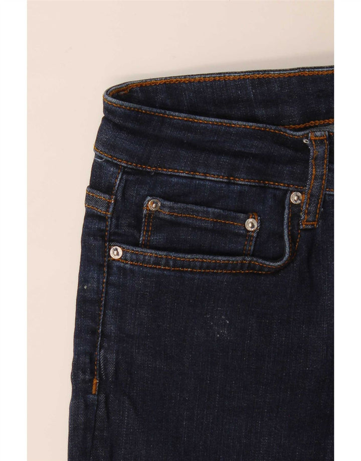 Zara Jean évasé pour femme EU 38 Small W28 L34 Bleu marine