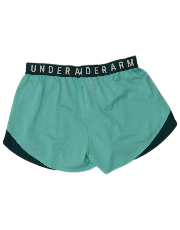 Under Armour Short de Sport Graphique Femme UK 12 Turquoise Moyen Colourblock