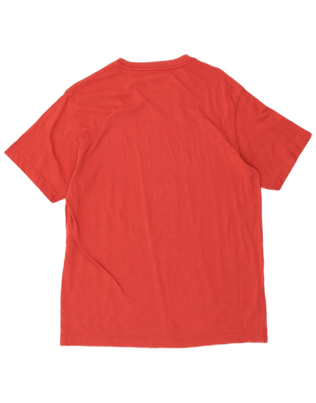 EDDIE BAUER T-Shirt Homme Top Rouge Moyen Coton