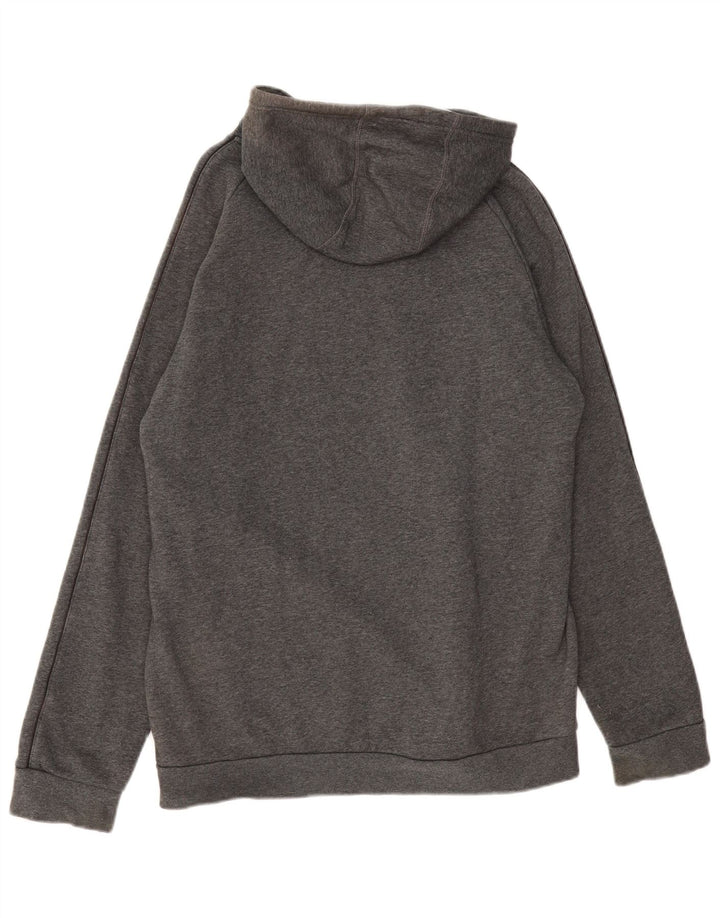 ADIDAS Pull à capuche pour homme Large Gris Coton