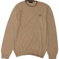 North Sails Pull Col Ras du Cou Homme Beige Moyen Polyamide