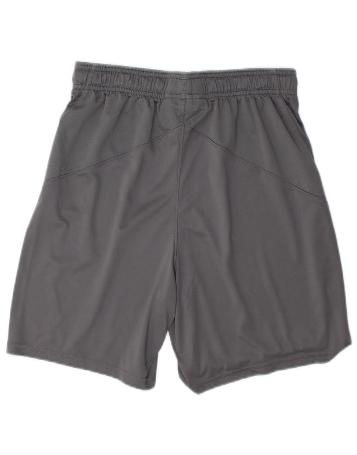 Under Armour Short de Sport Heat Gear Homme Gris Moyen Polyester