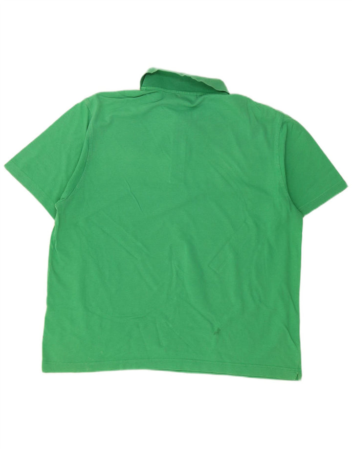 LACOSTE Polo Homme Taille 7 2XL Vert Coton