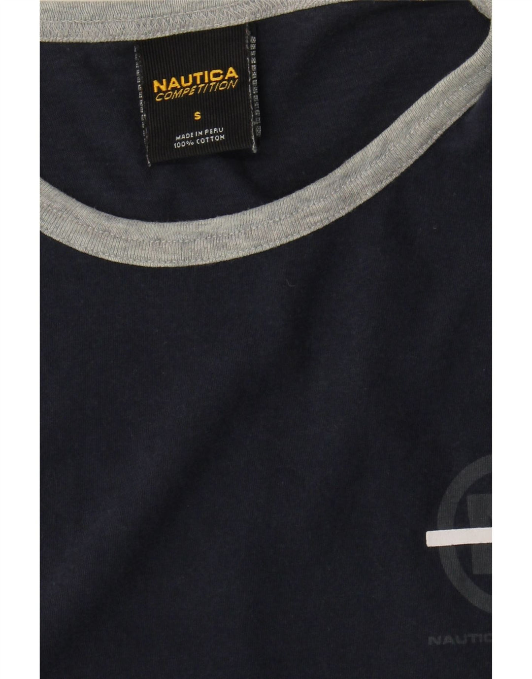 Nautica Débardeur Graphique Homme Petit Bleu Marine Coton