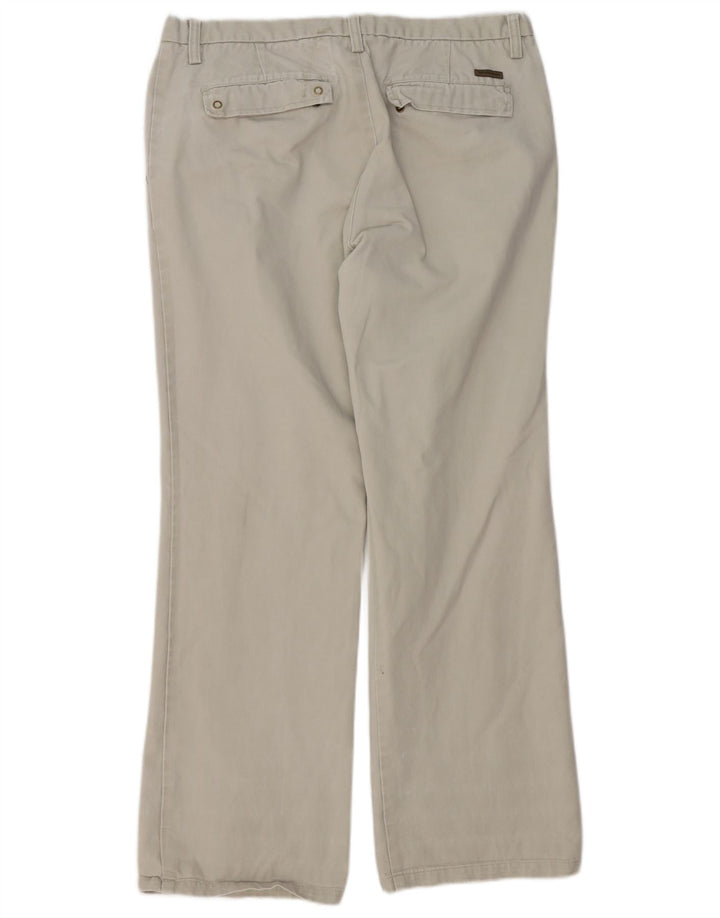 Calvin Klein Pantalon chino bootcut pour homme W34 L32 Beige