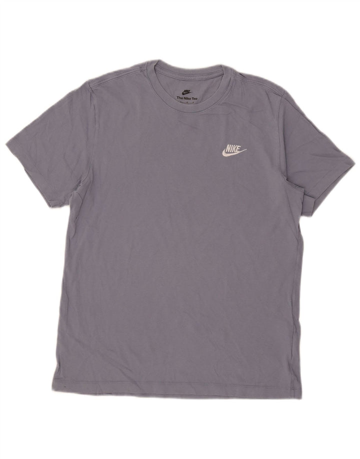Nike T-Shirt Homme Bleu Moyen Coton
