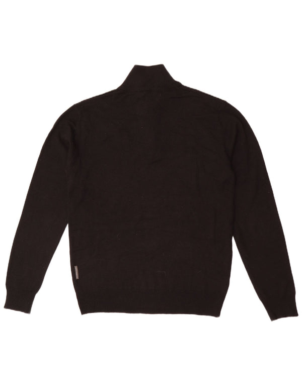 French Connection Pull Regular Fit Zip Neck Homme Noir Moyen