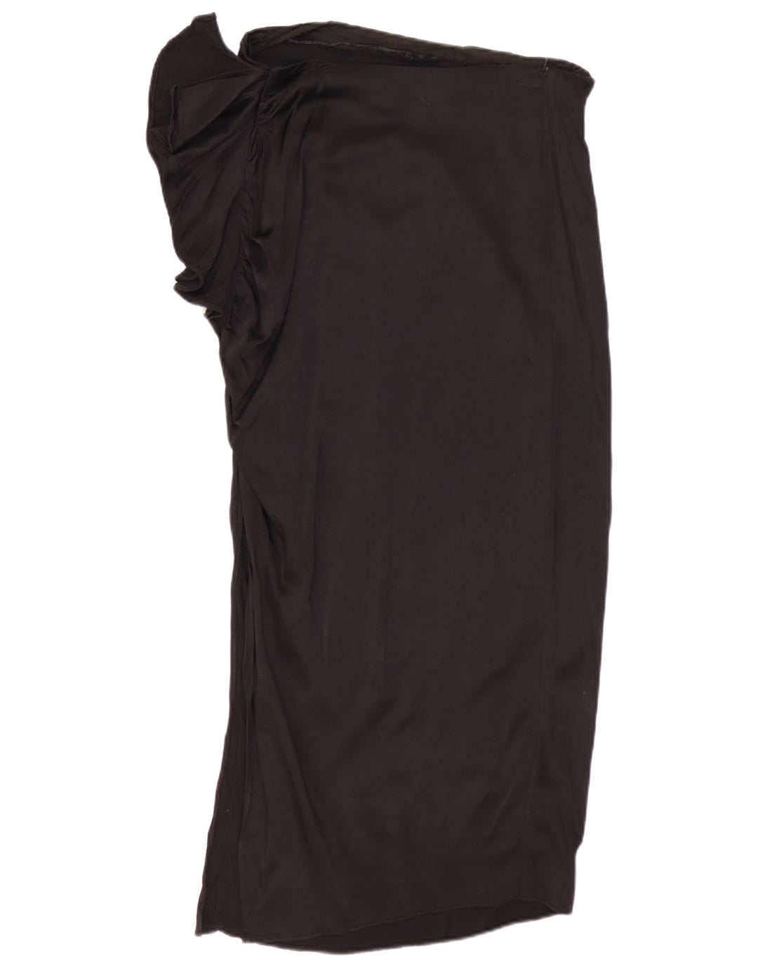 Zara Femme Jupe Midi Moyenne W28 Noir
