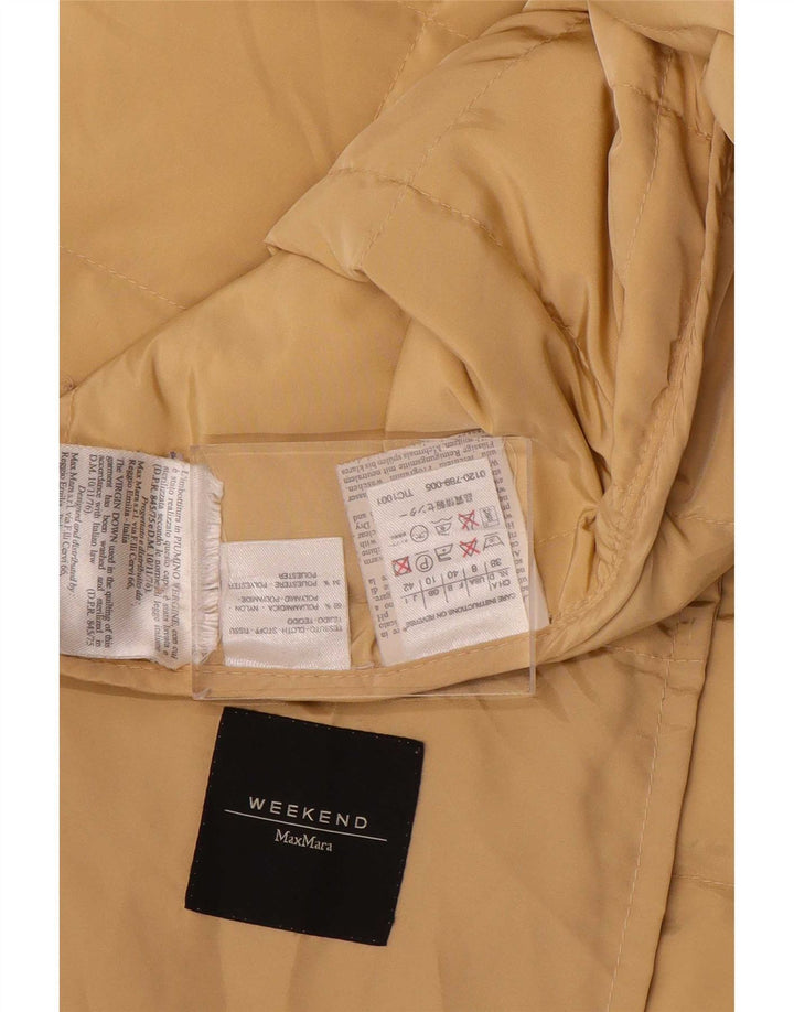 Max Mara Veste matelassée surdimensionnée Weekend pour femme UK 10 Small Jaune