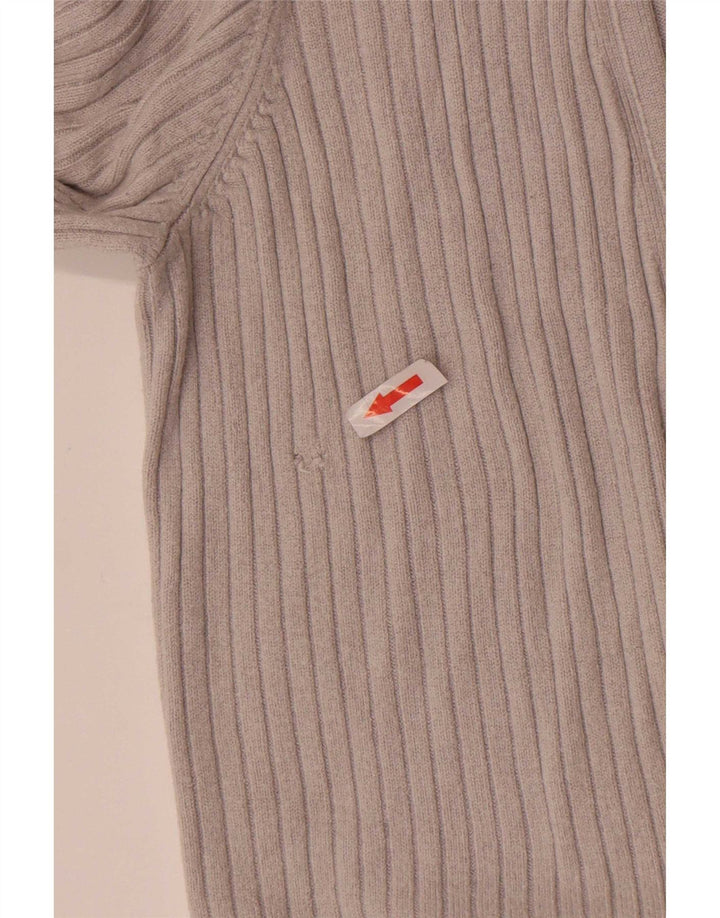 Oasis Pull cardigan ouvert pour femme UK 12 Gris moyen Viscose