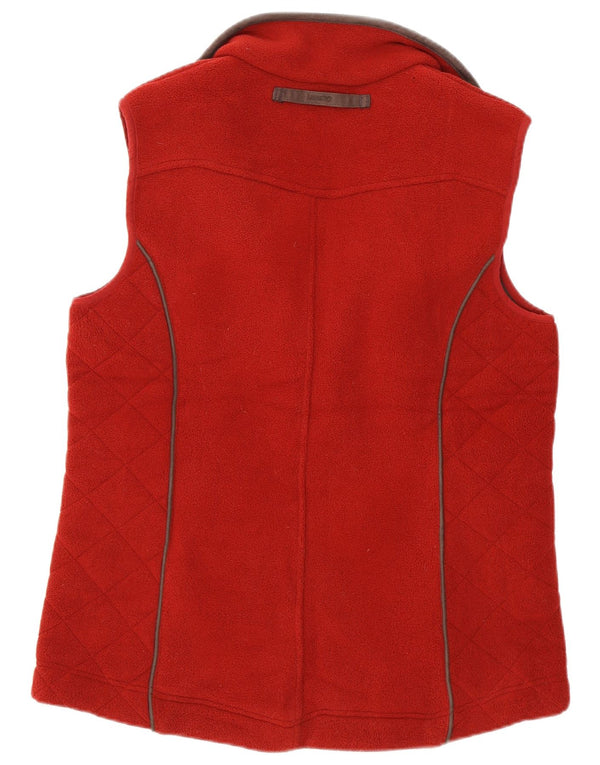 Musto Gilet Polaire Femme UK 14 Large Bordeaux Polyester