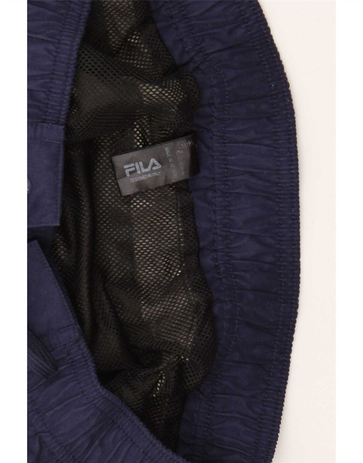 Fila Short de Bain Graphique Homme Petit Gris Polyester Colorblock