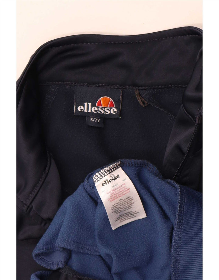 Ellesse Survêtement complet pour garçon 6-7 ans Bleu marine Colourblock Polyester