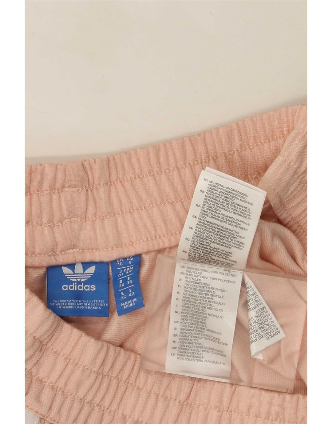 Adidas Short de sport pour femme UK 10 Petit Rose Polyester