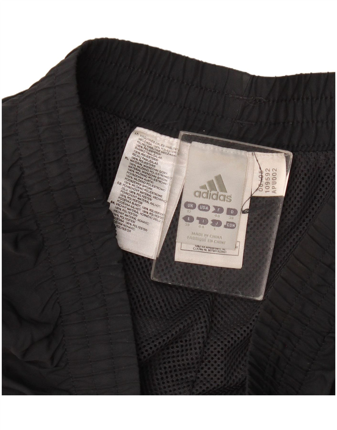 Adidas Pantalon de survêtement pour femme UK 16 Large Gris Polyester