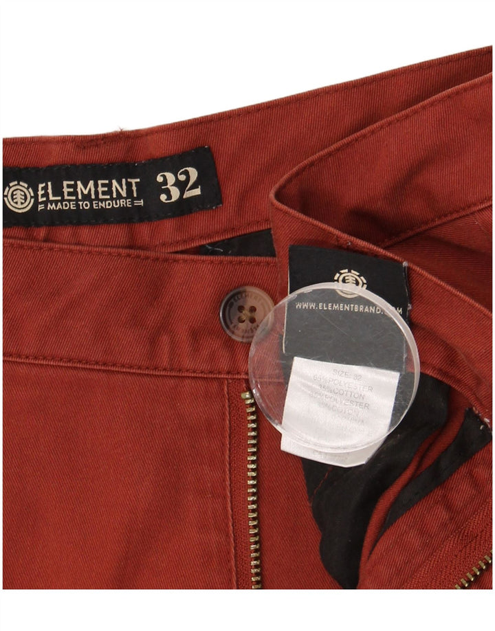 Element Short Chino Homme W32 Marron Moyen Polyester