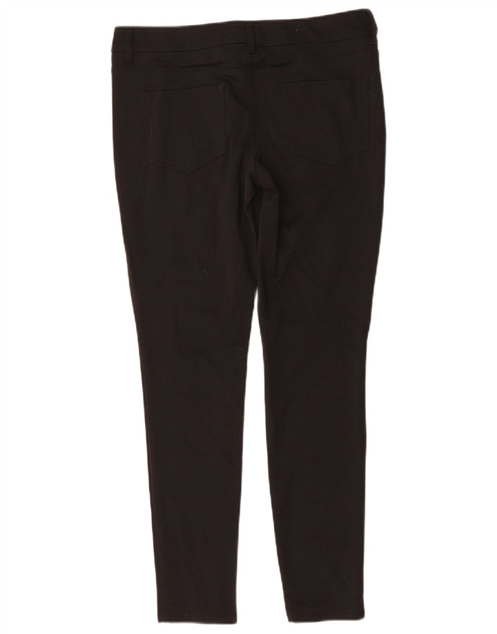 MOSSIMO Pantalon décontracté skinny pour femme US 8 Medium W30 L29 Noir Polyester