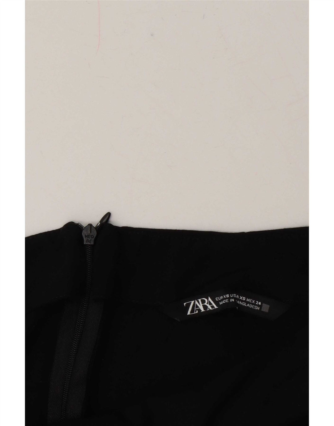 Jupe Midi Femme Zara XS W24 Noir