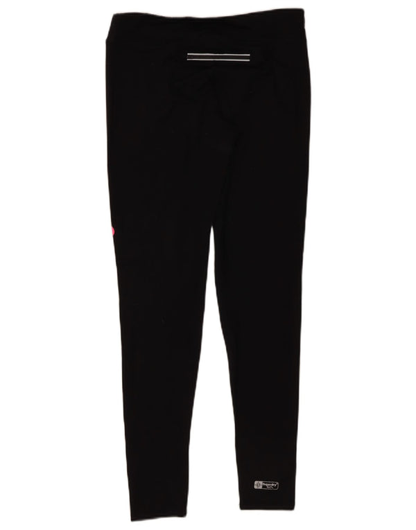 SUPERDRY Leggings graphiques pour femmes UK 10 Small Noir