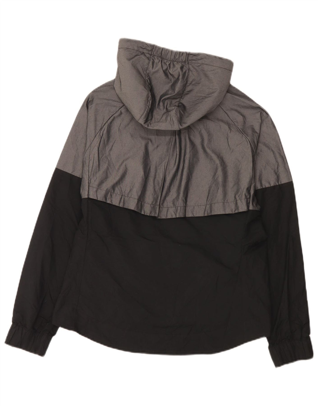 Nike Veste de pluie à capuche pour homme UK 38 Gris moyen Colorblock Nylon
