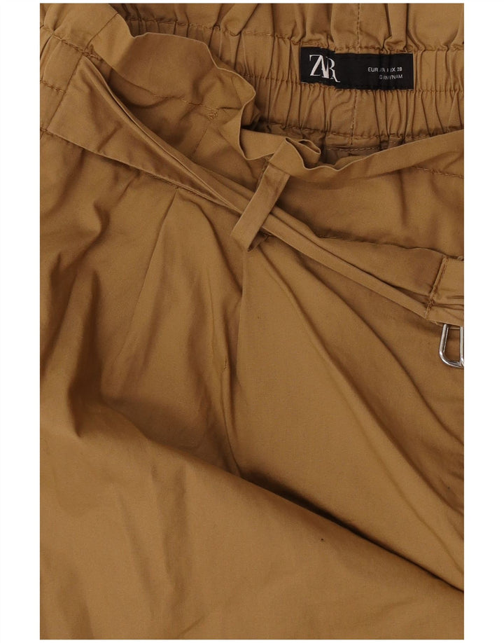 Zara Short décontracté Pegged pour femme Medium W28 Marron