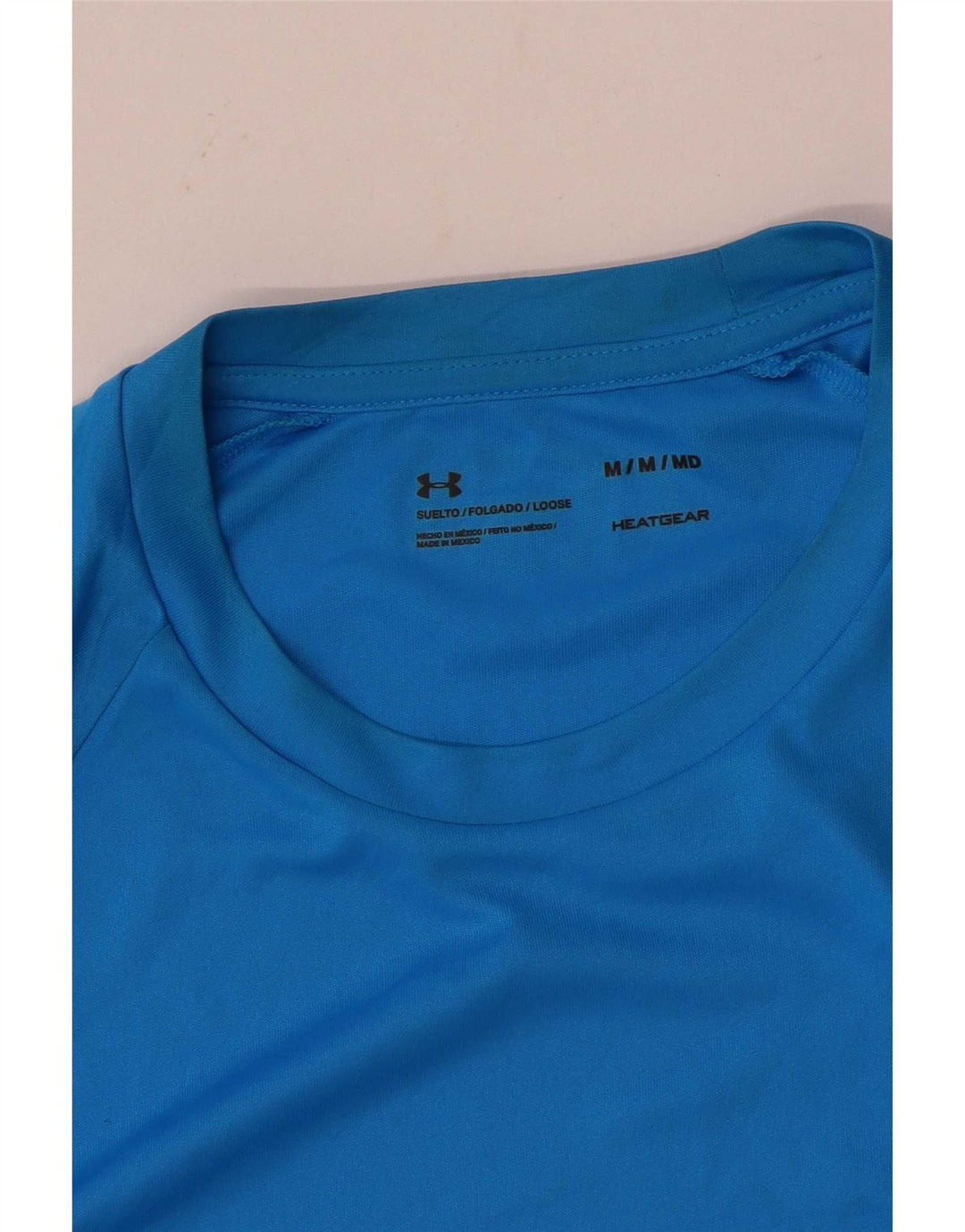 Under Armour Tee-Shirt Regular Manche Courte Homme Bleu Moyen
