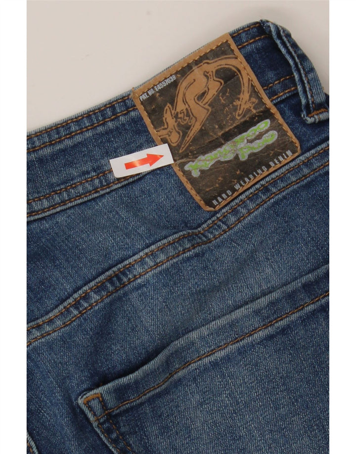 Kangaroo Poo Jean droit homme W36 L32 bleu coton