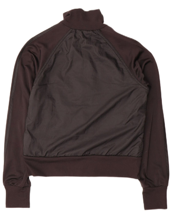 Adidas Veste de survêtement pour femme UK 14 Medium Noir Polyamide