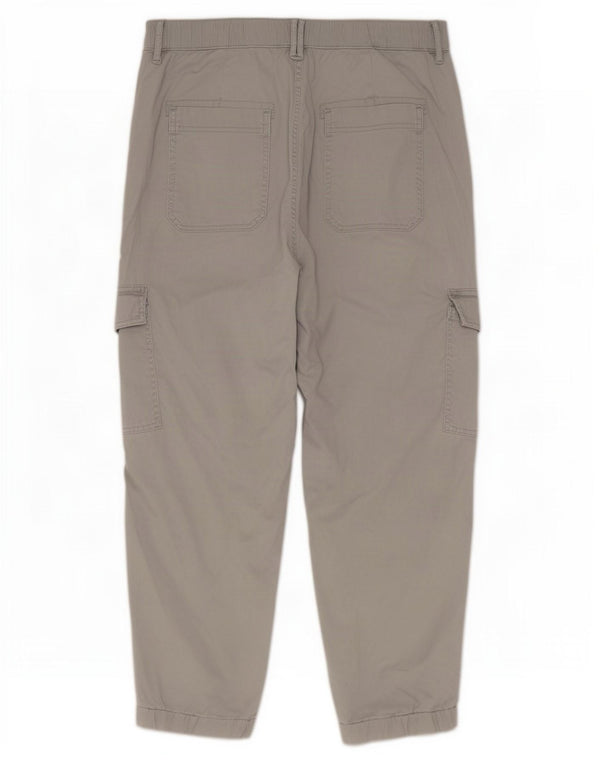 Marks & Spencer Pantalon cargo court pour femme UK 14 Medium W30 L25 Gris