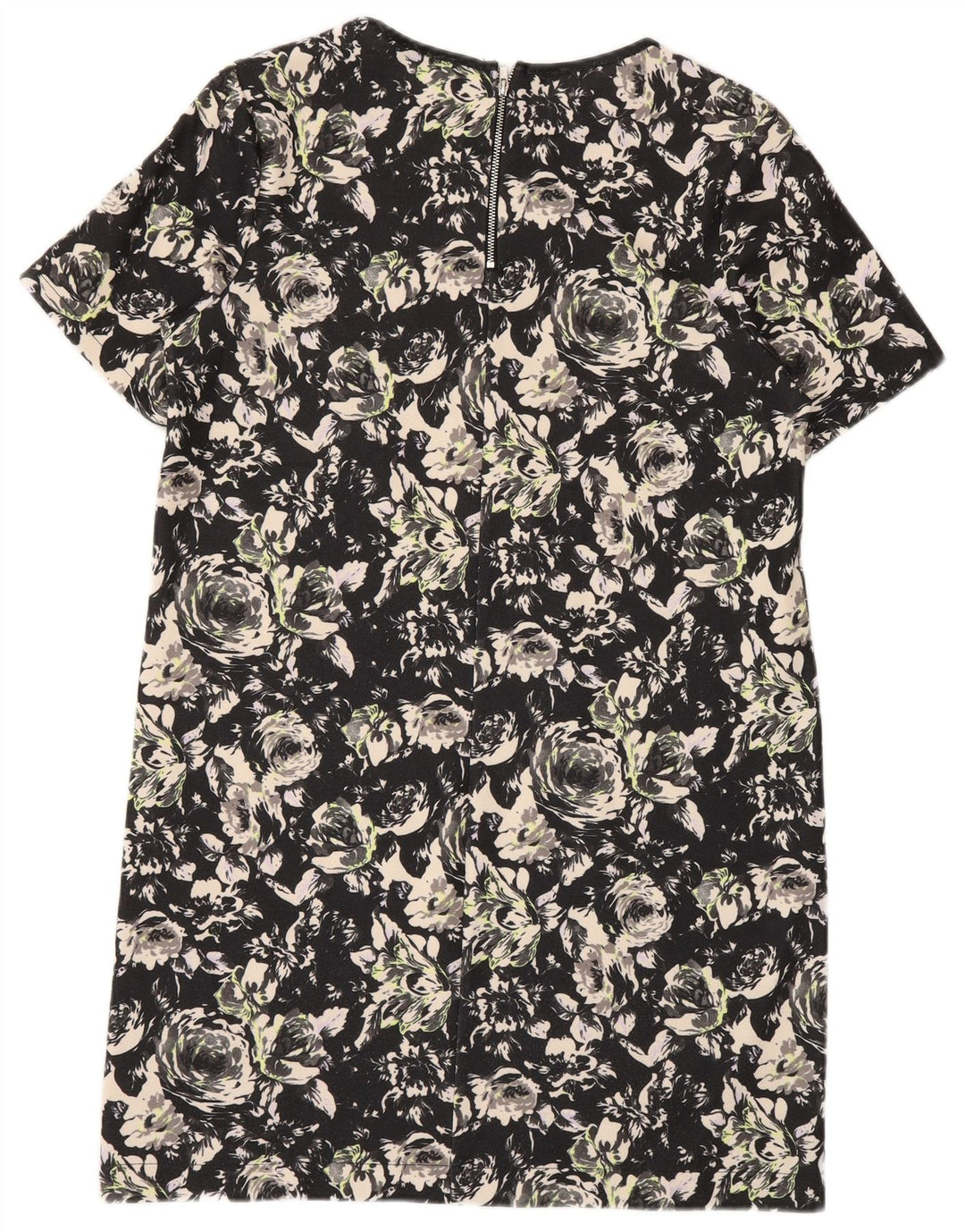 Oasis Robe basique pour femme UK 44 Medium Noir Floral Polyester
