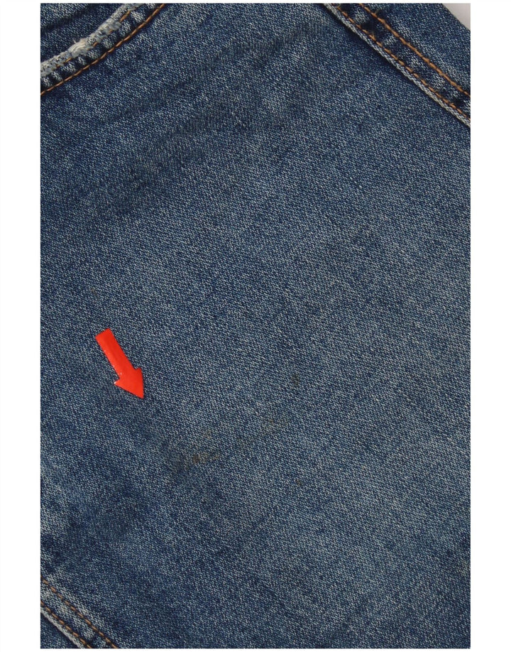 Zara Femme Mini Jupe En Jean Petit W26 Bleu