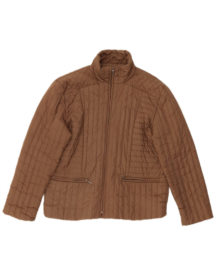 PACO Veste matelassée pour femme UK 44 Marron moyen Polyester