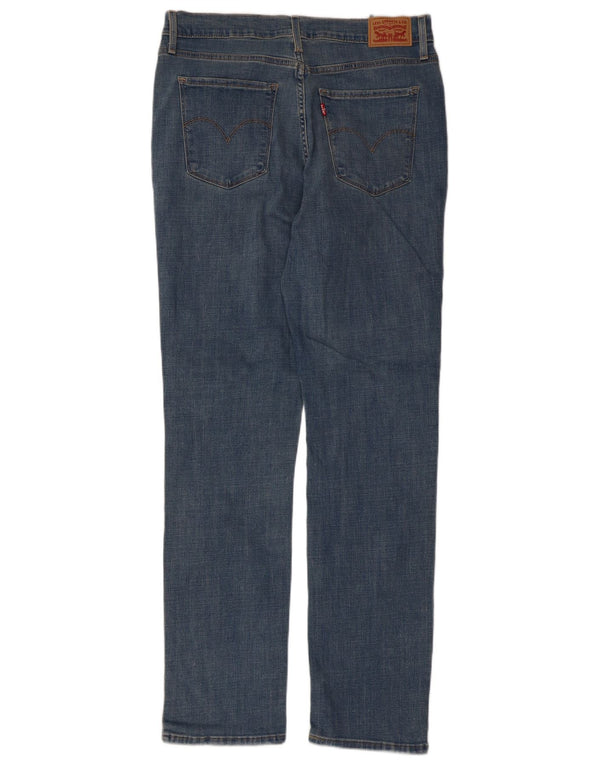 Levi's Jean Droit 724 Taille Haute Femme W32 L32 Bleu Coton