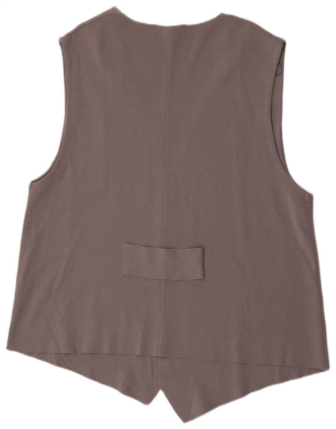 Zara Womens OPEN Gilet UK 10 Petit Gris Viscose