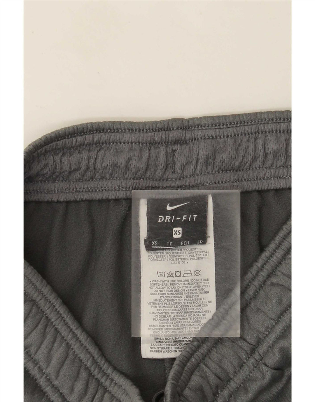 Nike Pantalon de survêtement Dri Fit XS Gris Colorblock Polyester