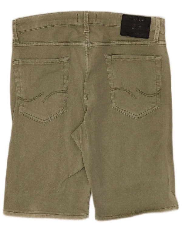 Jack & Jones Short en Jean Homme Large W34 Kaki