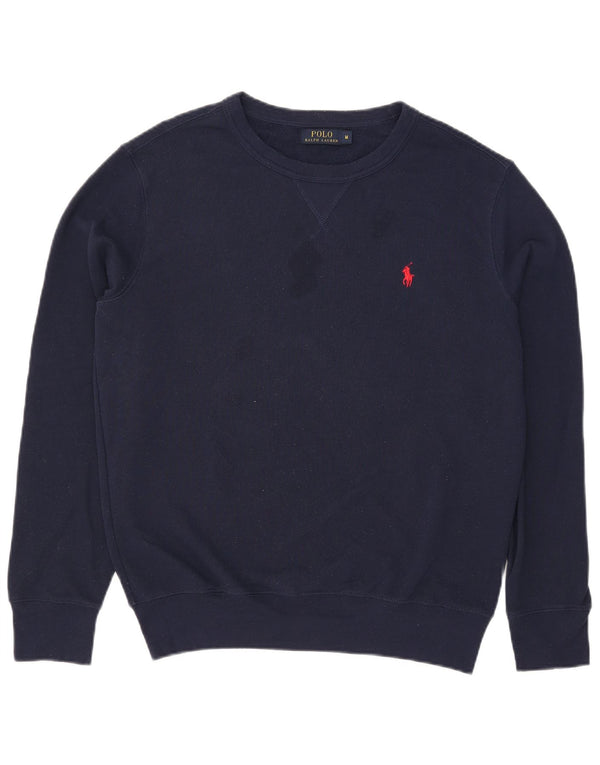 Polo Ralph Lauren Sweat-Shirt Homme Bleu Marine Moyen Coton