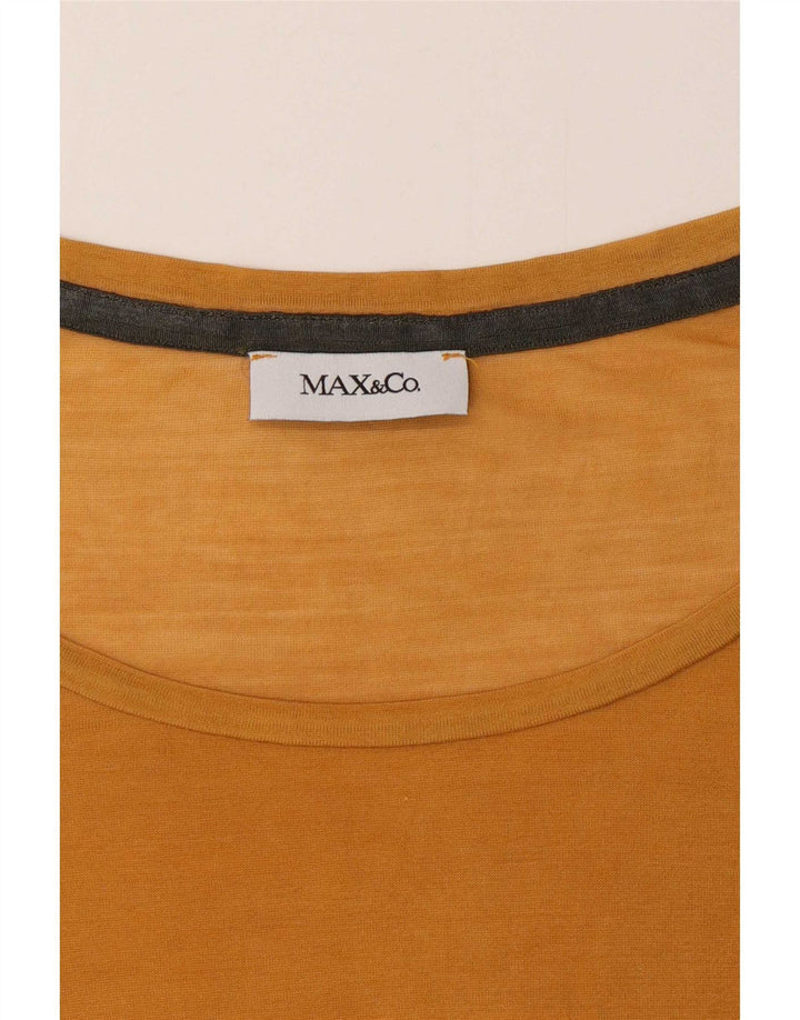 Max & Co. T-shirt pour femme UK 16 Large Marron