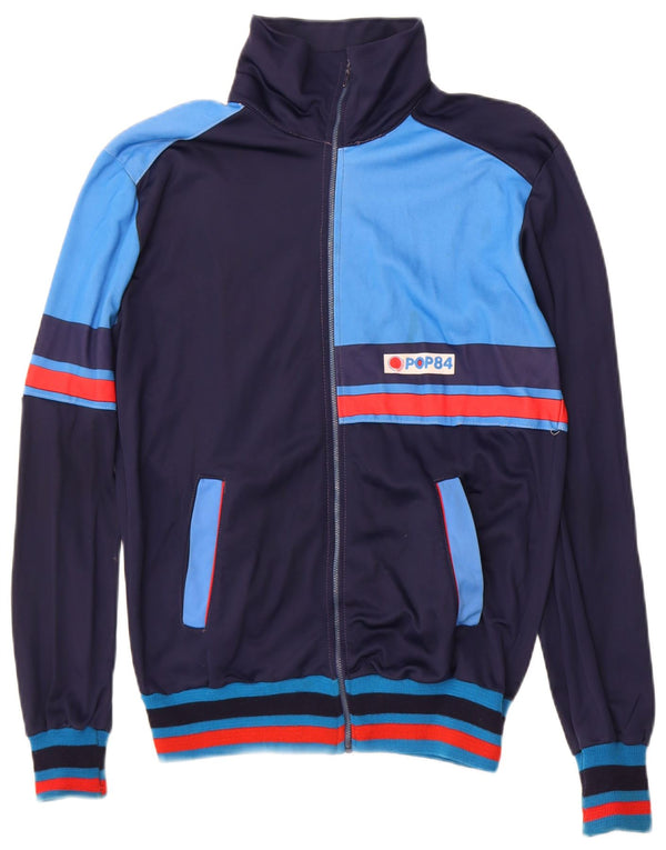 POP 84 Veste de survêtement pour homme Small Bleu marine Colourblock
