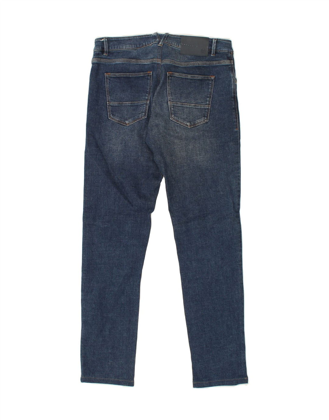 MASSIMO DUTTI Womens Slim Jeans W32 L30 Navy Blue Cotton Vintage Massimo Dutti and Second-Hand Massimo Dutti from Messina Hembry 