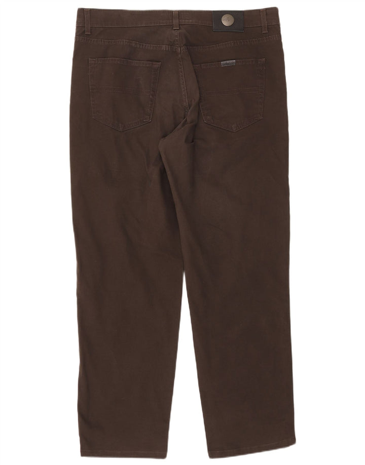 TRUSSARDI Jean Droit Homme W40 L30 Marron Coton