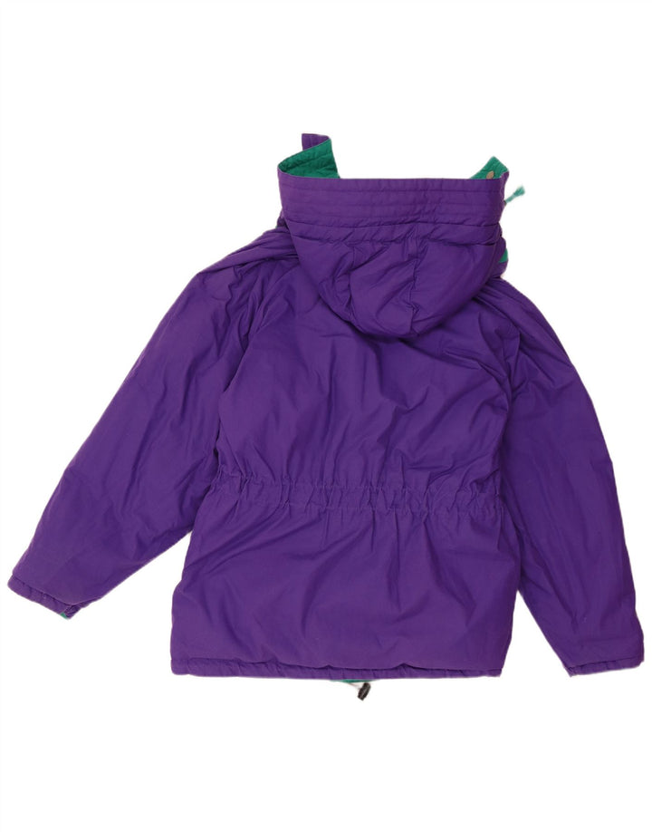 Brugi Veste matelassée réversible à capuche pour garçon 13-14 ans Violet Polyester