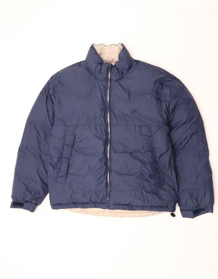 Rifle Veste matelassée réversible à capuche pour homme UK 38 Beige moyen Polyamide