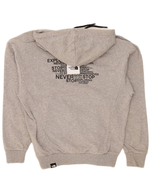 The North Face Pull à capuche surdimensionné pour femme UK 10 Petit coton gris