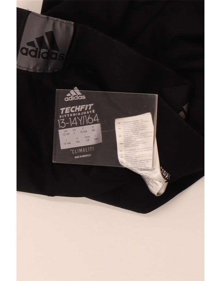 Adidas Legging Climalite Graphic Garçon 13-14 ans Noir Polyester